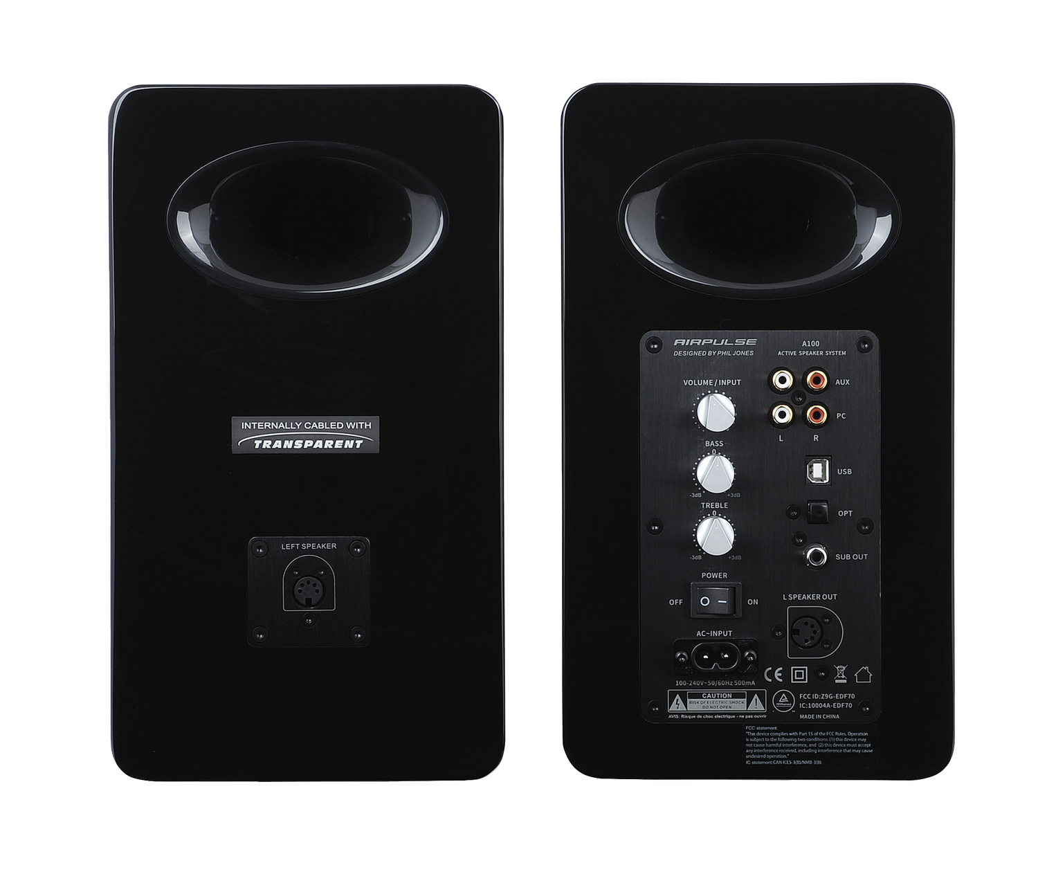 Système de haut-parleurs actifs haute résolution Airpulse A100