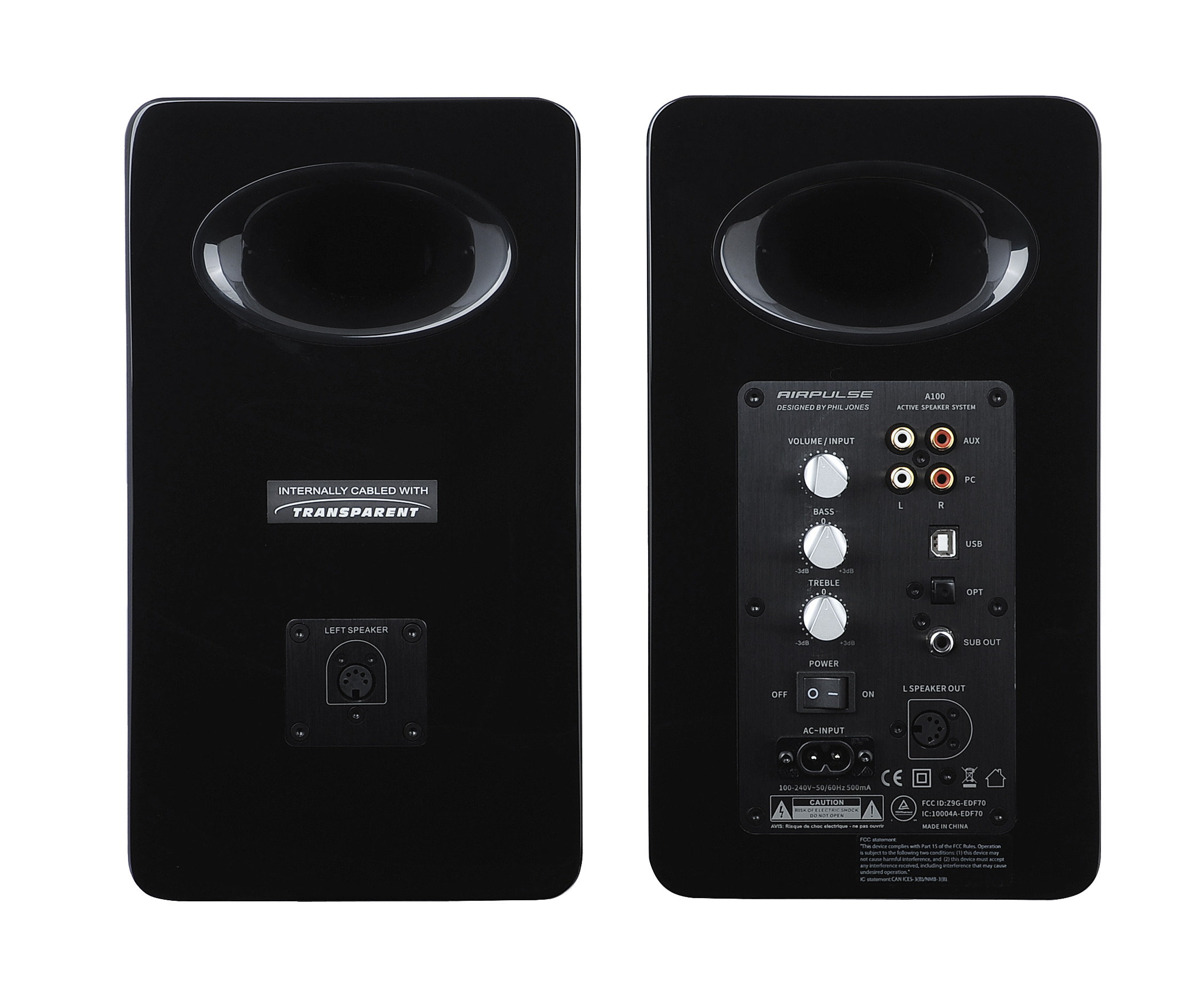 Système de haut-parleurs actifs haute résolution Airpulse A100