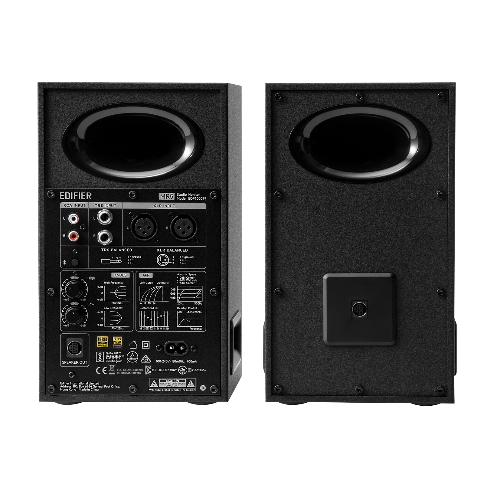 MR5 Tri-Amped Powered Studio Monitor Speakers