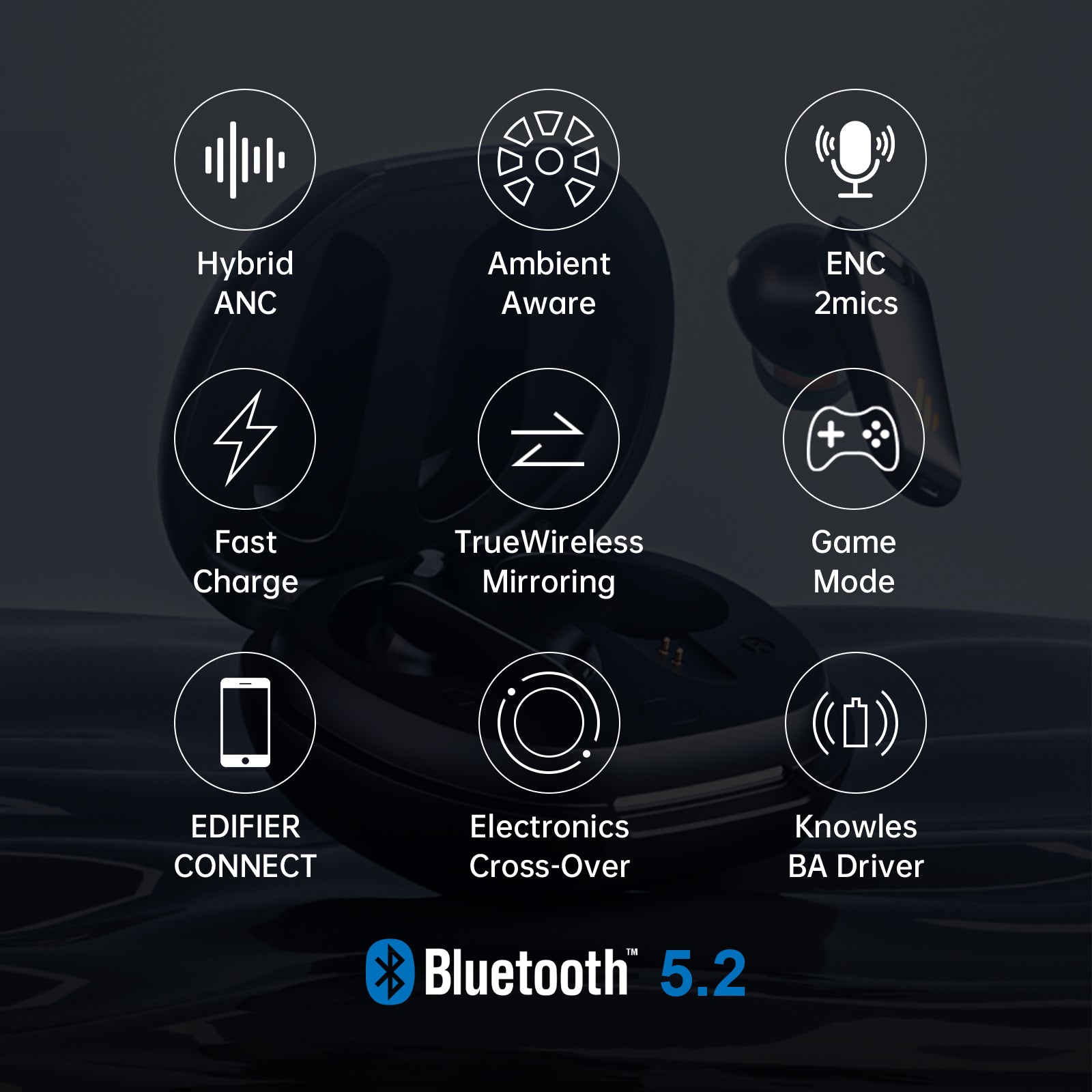 Audífonos estéreo inalámbricos verdaderos NeoBuds Pro