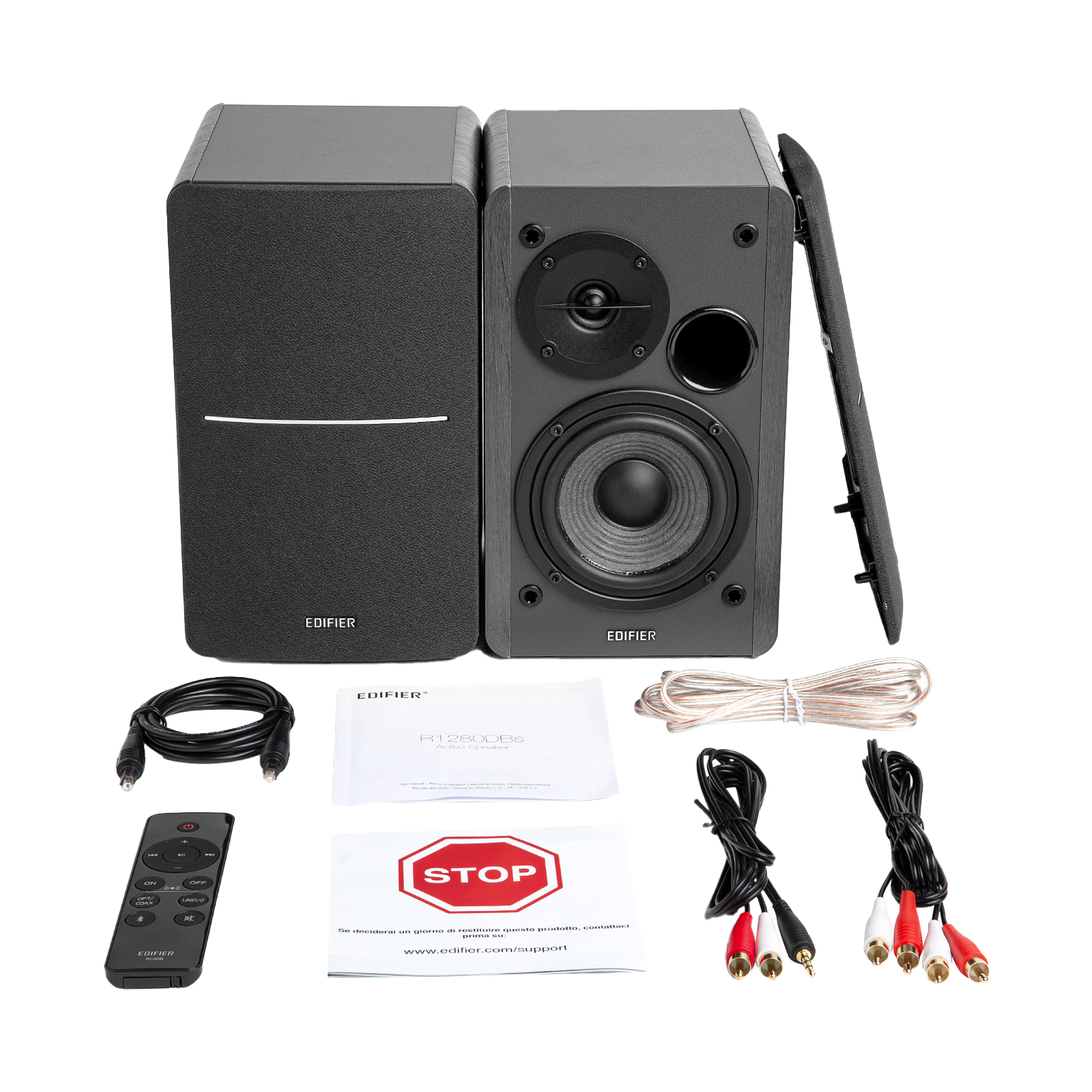 Enceintes bibliothèque Bluetooth actives R1280DBs