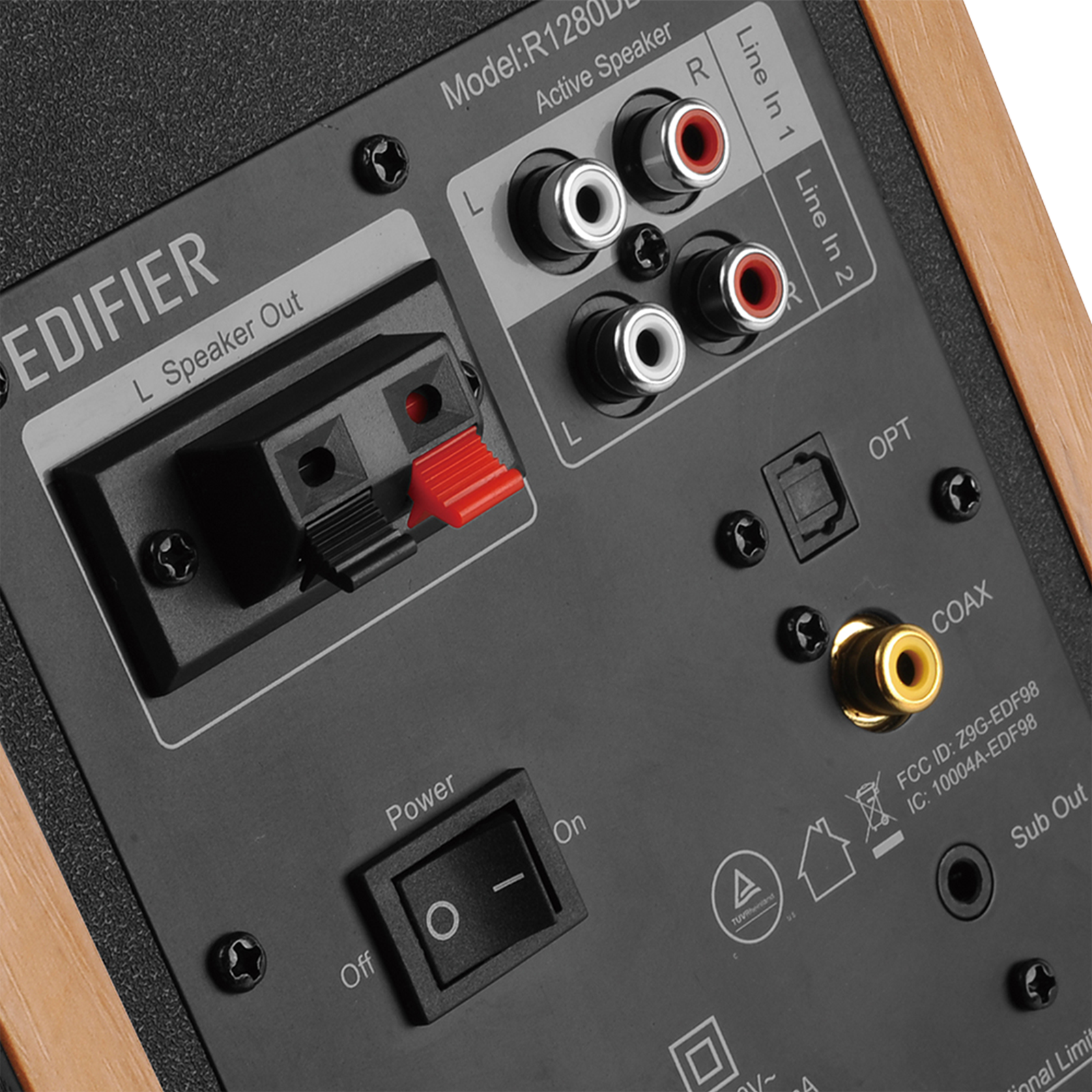 Enceintes bibliothèque Bluetooth actives R1280DBs