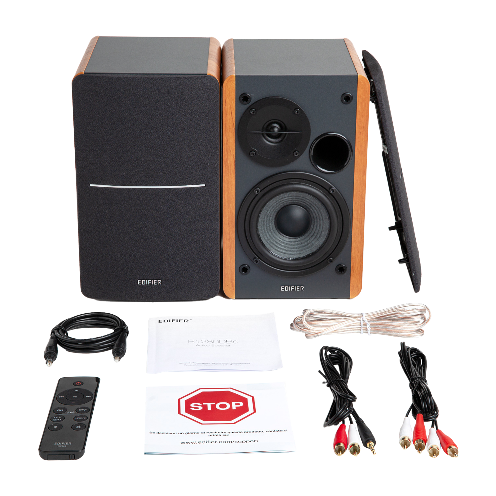 Refurbished R1280DBs Active Bluetooth Bookshelf Speakers