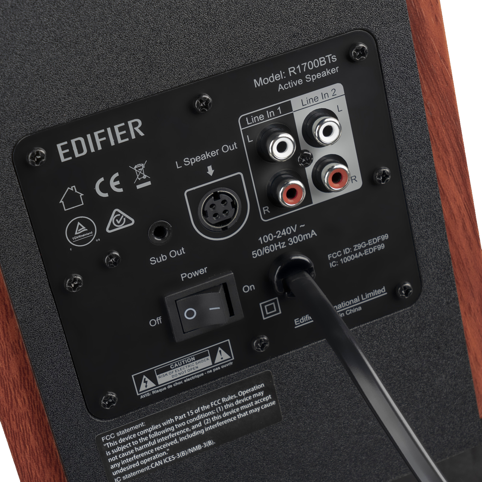 Enceintes bibliothèque Bluetooth R1700BTs