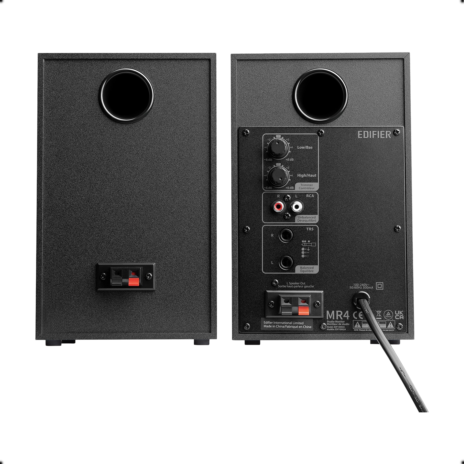 Enceintes de monitoring de studio amplifiées MR4