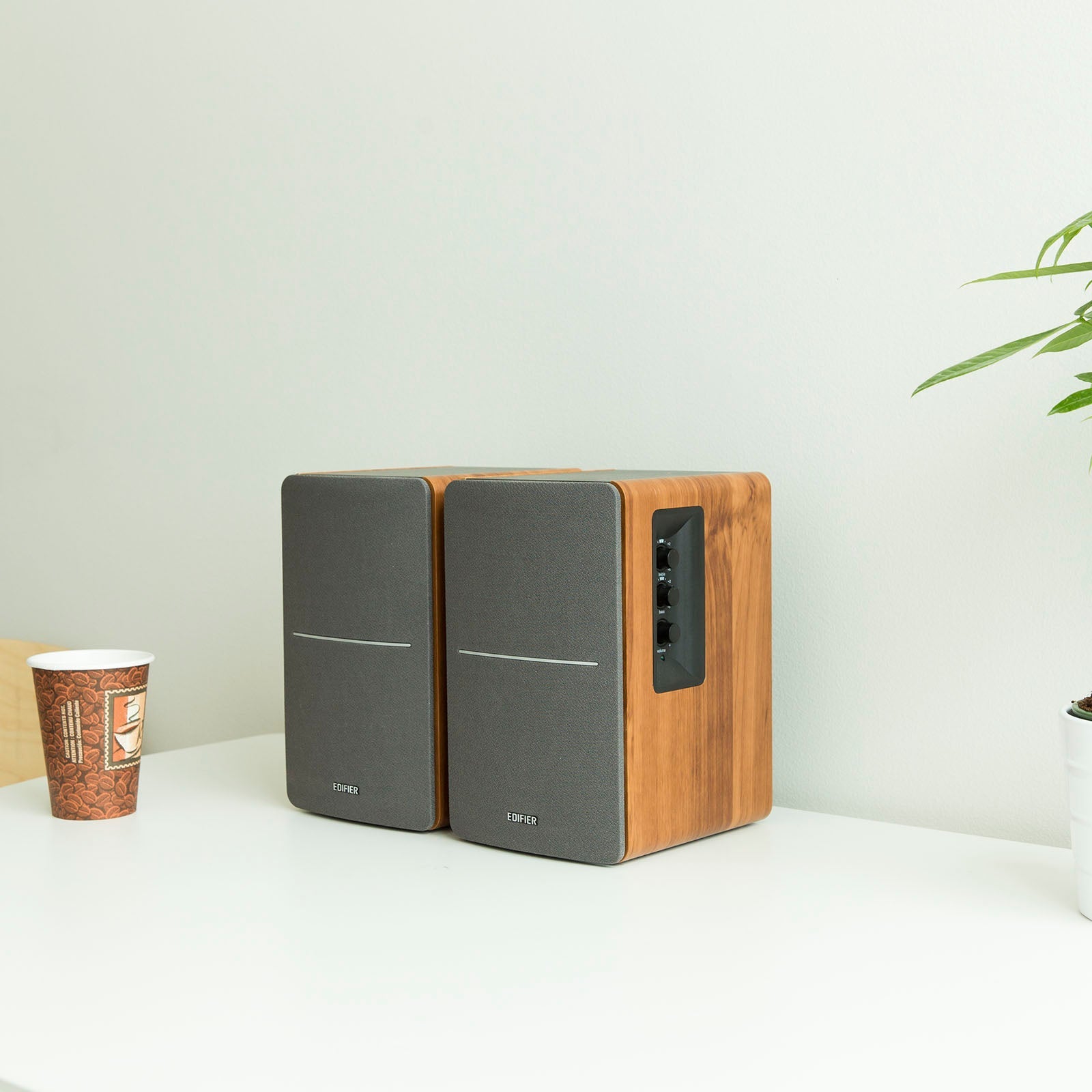 Enceintes de bibliothèque amplifiées R1280T