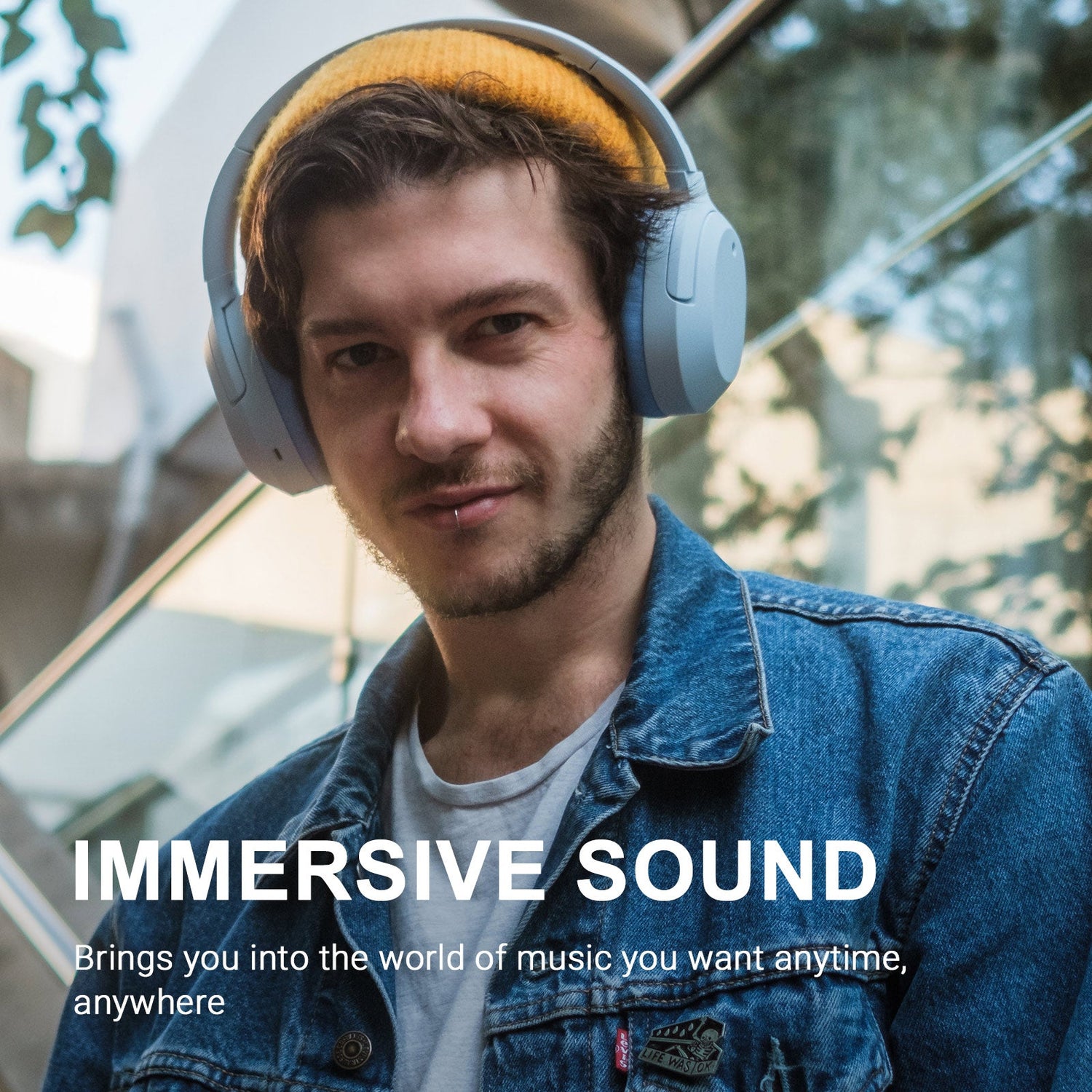 Cuffie over-ear wireless con cancellazione del rumore W820NB Plus