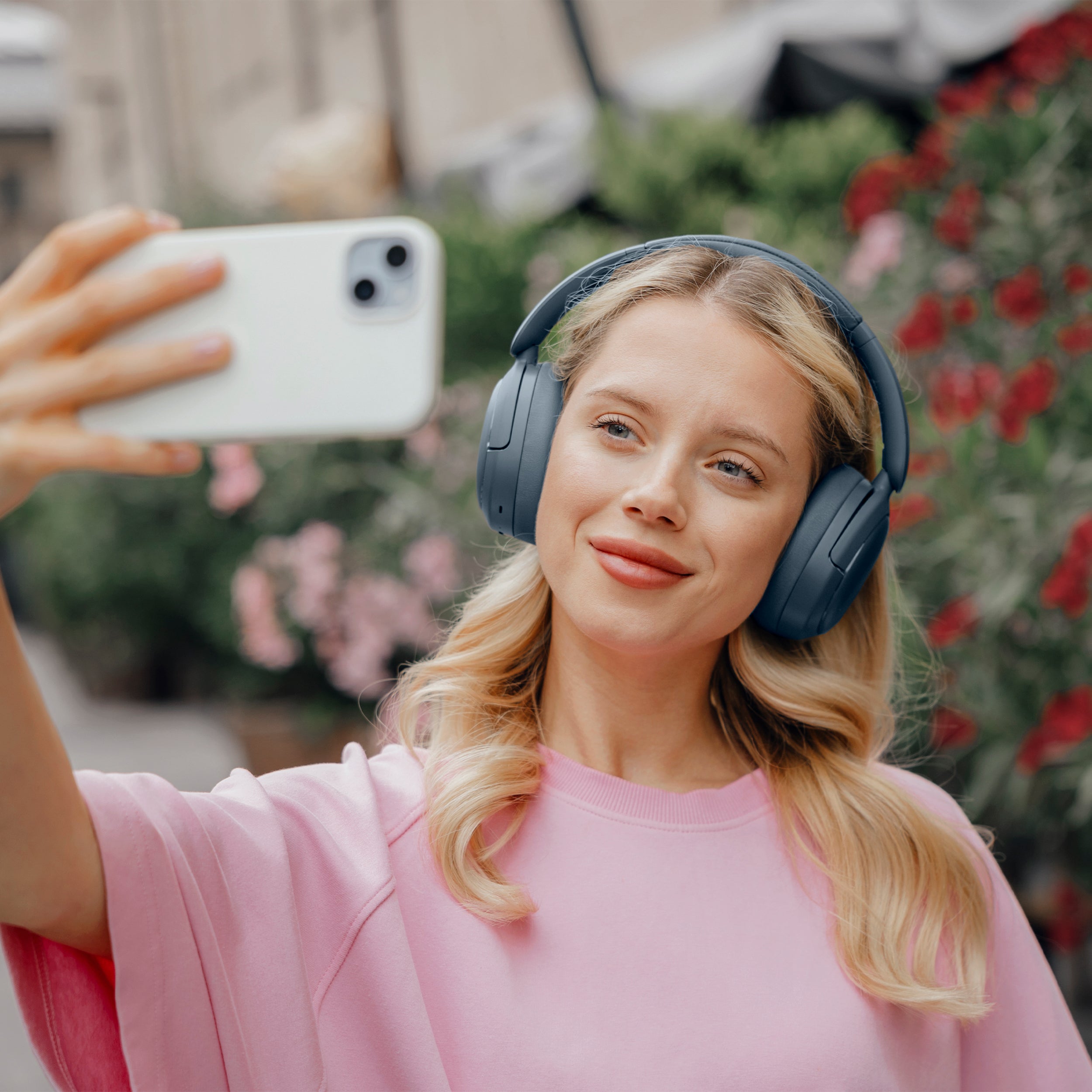 Edifier V80 Cuffie Over-ear Con Cancellazione Rumore Ibrida, Bluetooth 5.4, 45 Ore Di Autonomia, Ricarica Rapida E Chiamate AI – Blu Navy