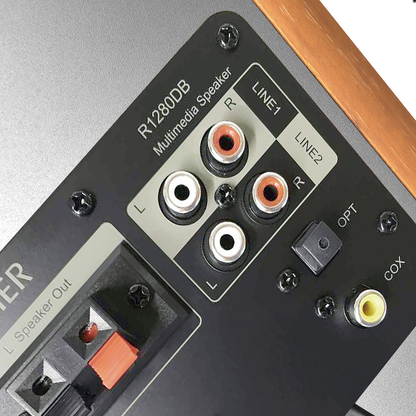 Refurbished R1280DB Powered Bluetooth Bookshelf Speakers