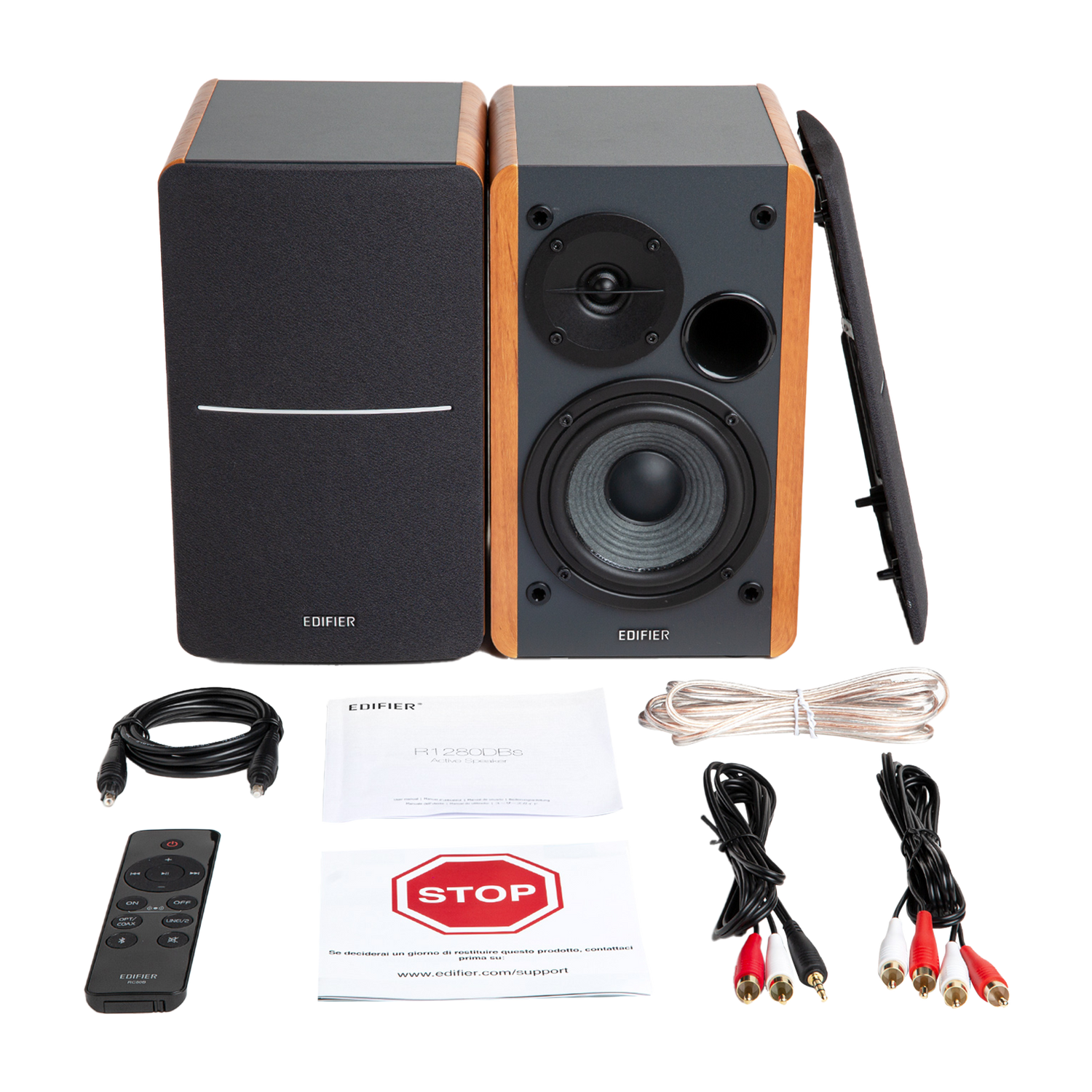 Refurbished R1280DBs Active Bluetooth Bookshelf Speakers